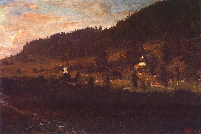 Mountain-foot scenery., Wojciech Gerson